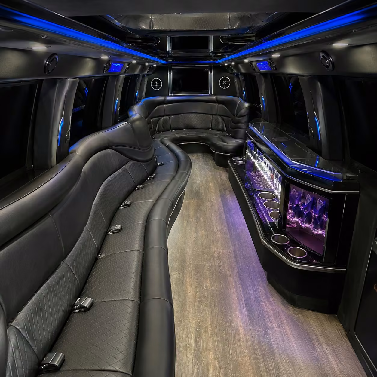 hummer limo interior