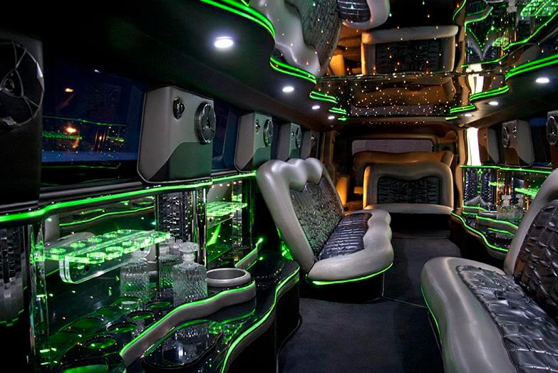 white hummer rental interior Apex