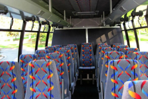 shuttle bus Charlotte interior