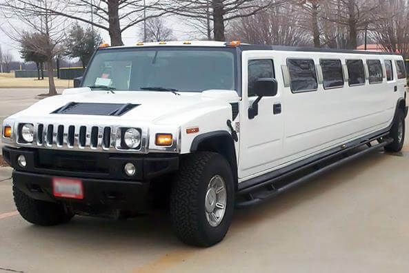 white hummer limo rental